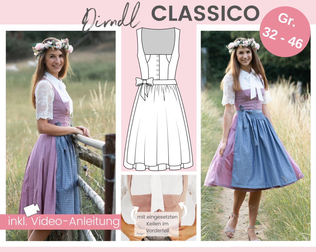 Schnittmuster Dirndl Classico La Bavarese