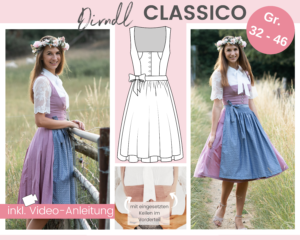 Schnittmuster Dirndl Classico La Bavarese