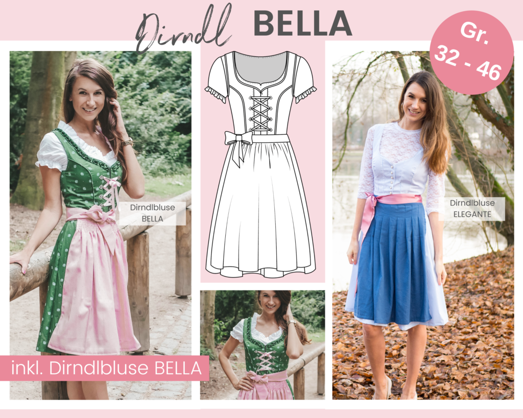 Dirndl Schnittmuster Bella La Bavarese