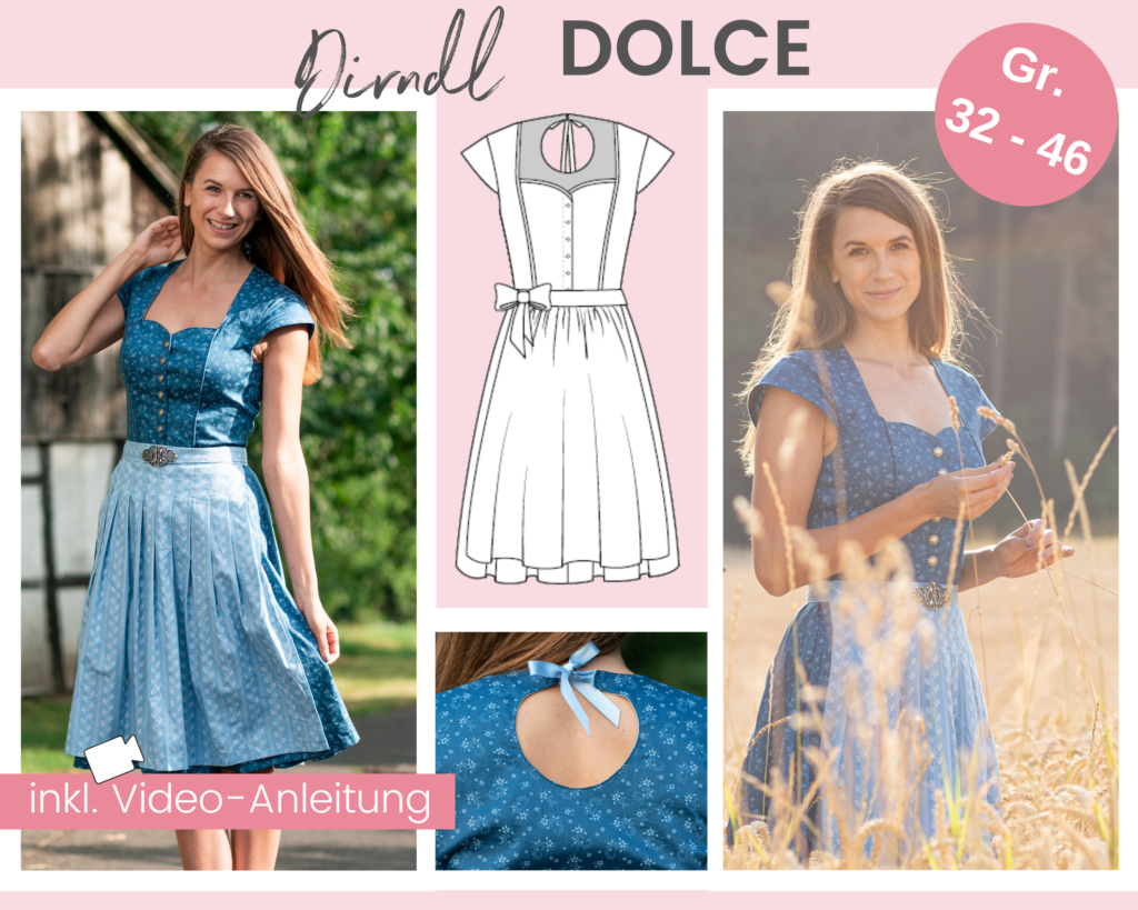 Schnittmuster Dirndl Dolce La Bavarese