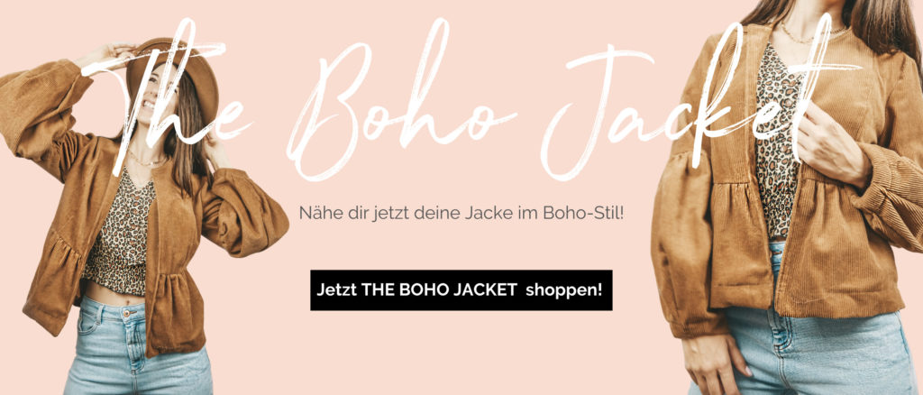 Boho Jacke nähen Schnittmuster The Boho Jacket