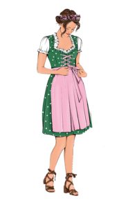 Schnittmuster Dirndl Bella La Bavarese