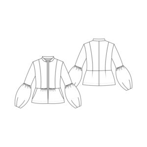 Technische Zeichnung Boho Jacket La Bavarese