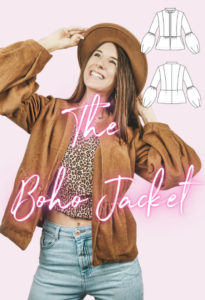 Schnittmuster Boho Jacke the Boho Jacket La Bavarese