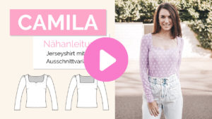 Nähanleitung Jerseyshirt Camila