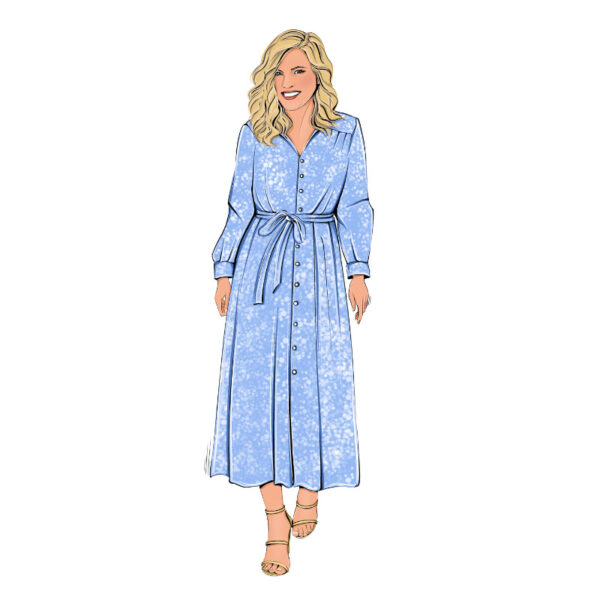 Schnittmuster Hemdblusenkleid Olivia La Bavarese