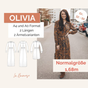 Schnittmuster Hemdblusenkleid Olivia La Bavarese