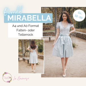 Schnittmuster Dirndlkleid Mirabella La Bavarese