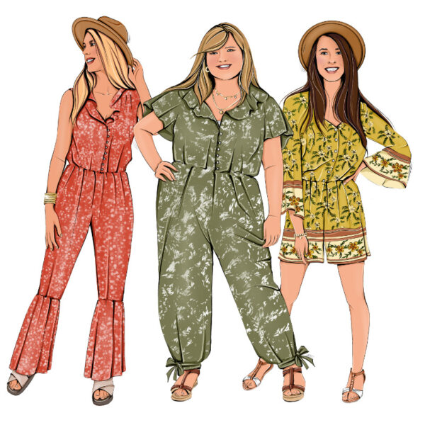 Schnittmuster Jumpsuit Penelope La Bavarese