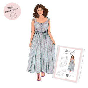Papierschnittmuster Trägerkleid Marisol La Bavarese