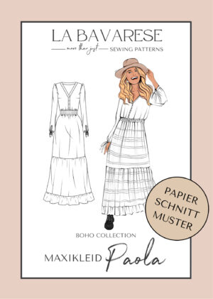 Schnittmuster Maxikleid Bohokleid Paola La Bavarese