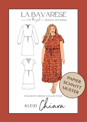 Schnittmuster Sommerkleid V-Ausschnitt Damen Chiara La Bavarese