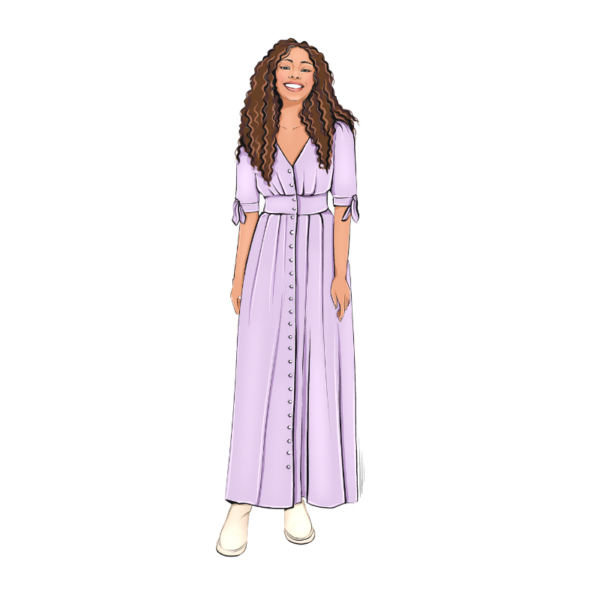 Schnittmuster Maxikleid Perla La Bavarese