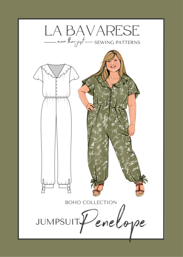 Schnittmuster Damen Jumpsuit Boho Penelope La Bavarese