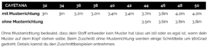Stoffverbrauch Schnittmuster Maxikleid Cayetana La Bavarese