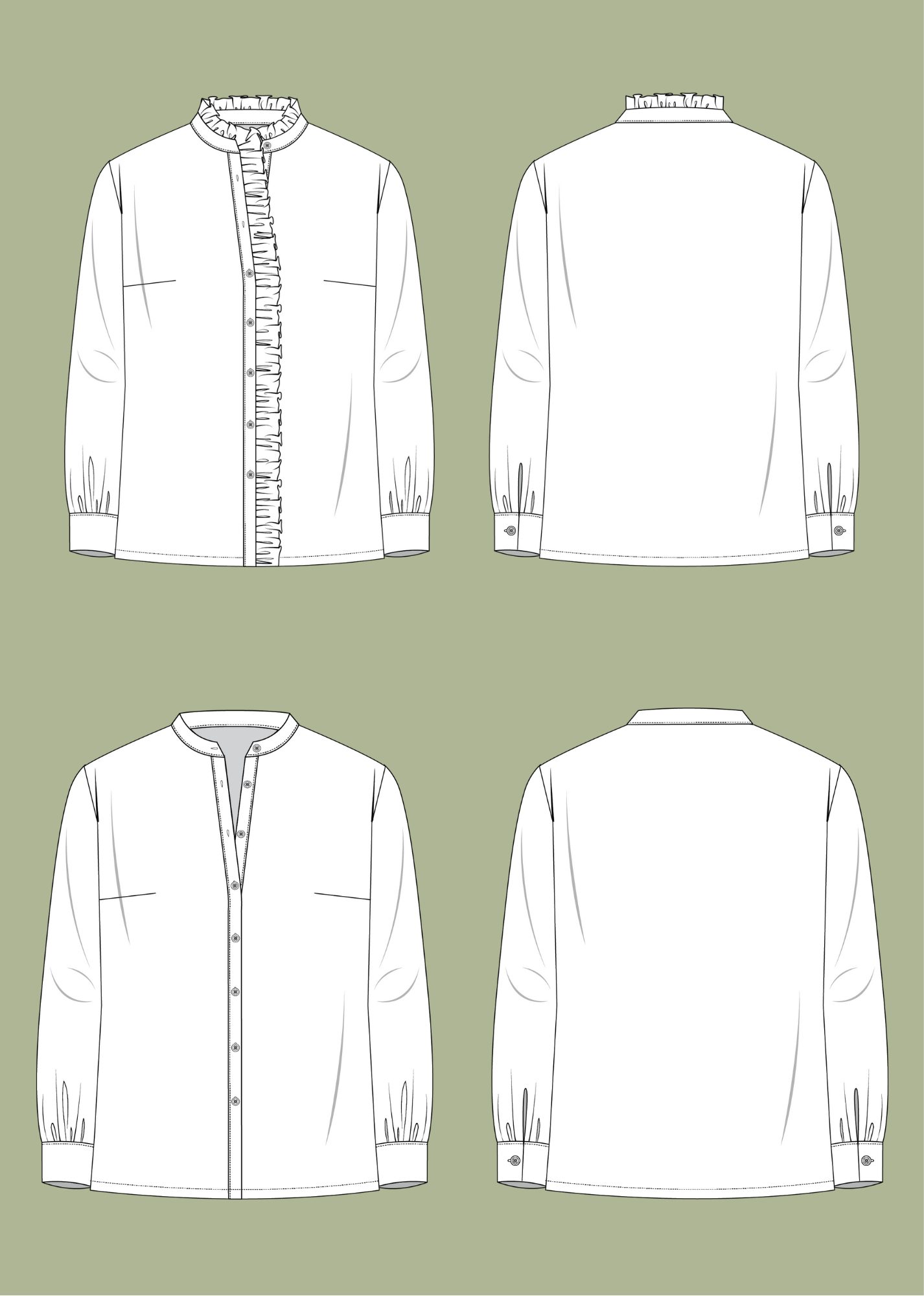 Schnittmuster Bluse Florentina