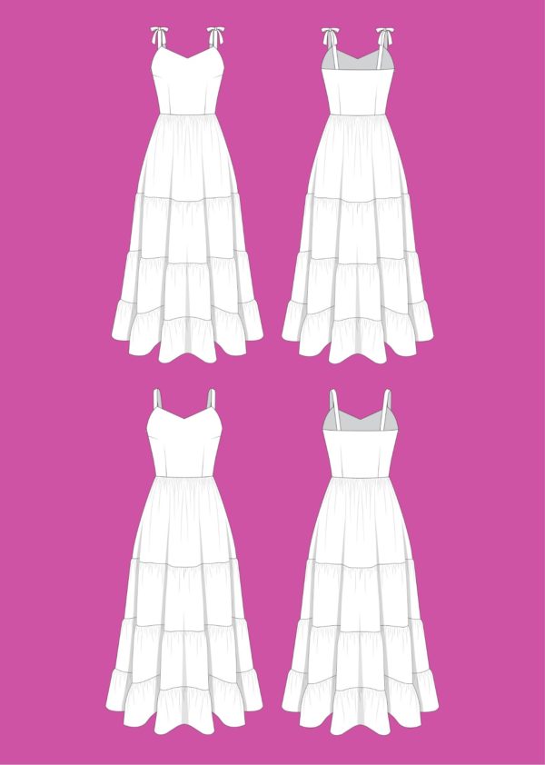 Schnittmuster Maxikleid RAFAELA