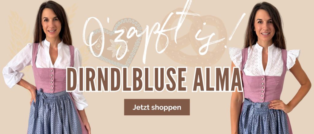Homepage Banner Dirndlbluse Alma