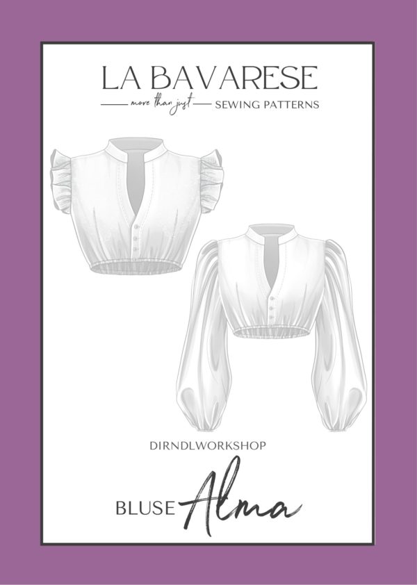 Schnittmuster Dirndlbluse Alma