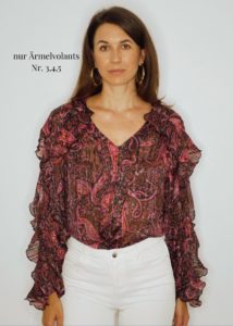 Schnittmuster Volantbluse Carrie