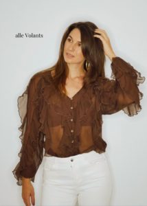 Schnittmuster Volantbluse Carrie