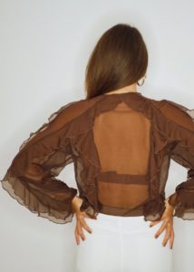 Schnittmuster Volantbluse Carrie