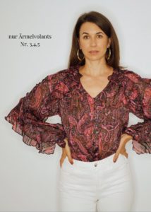 Schnittmuster Volantbluse Carrie