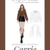 Schnittmuster Volantbluse Carrie